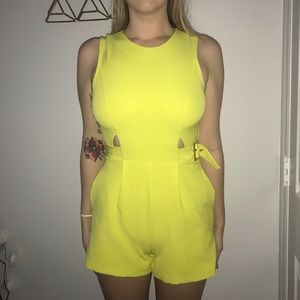 Bright Yellow Romper